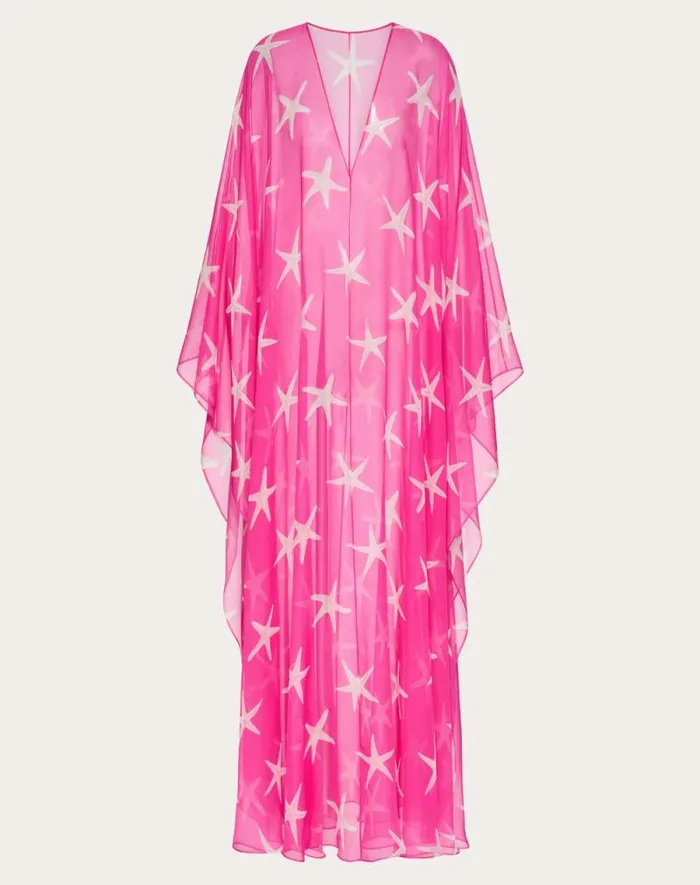 Valentino Dresses Woman Starfish Chiffon Evening Dress For Woman In Ivorypink Pp Ivorypink Pp Valentino Dresses Woman Starfish Chiffon Evening Dress For Woman In Ivorypink Pp Ivorypink Pp