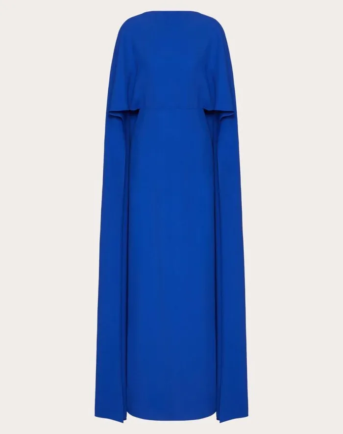 Valentino Gowns Woman Cady Couture Evening Dress For Woman In Sapphire Sapphire Valentino Gowns Woman Cady Couture Evening Dress For Woman In Sapphire Sapphire
