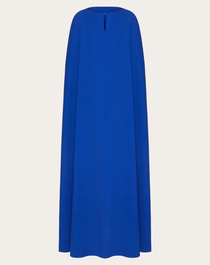 Valentino Gowns Woman Cady Couture Evening Dress For Woman In Sapphire Sapphire Valentino Gowns Woman Cady Couture Evening Dress For Woman In Sapphire Sapphire