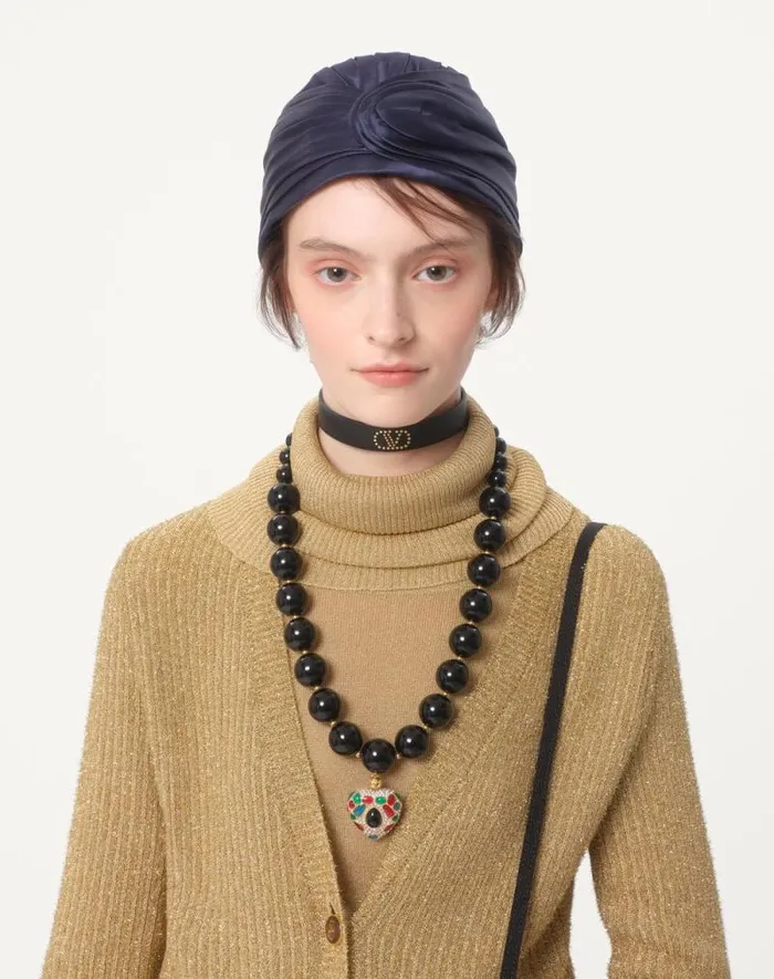 Valentino Knitwear Woman Lurex Sweater For Woman In Gold Gold Valentino Knitwear Woman Lurex Sweater For Woman In Gold Gold