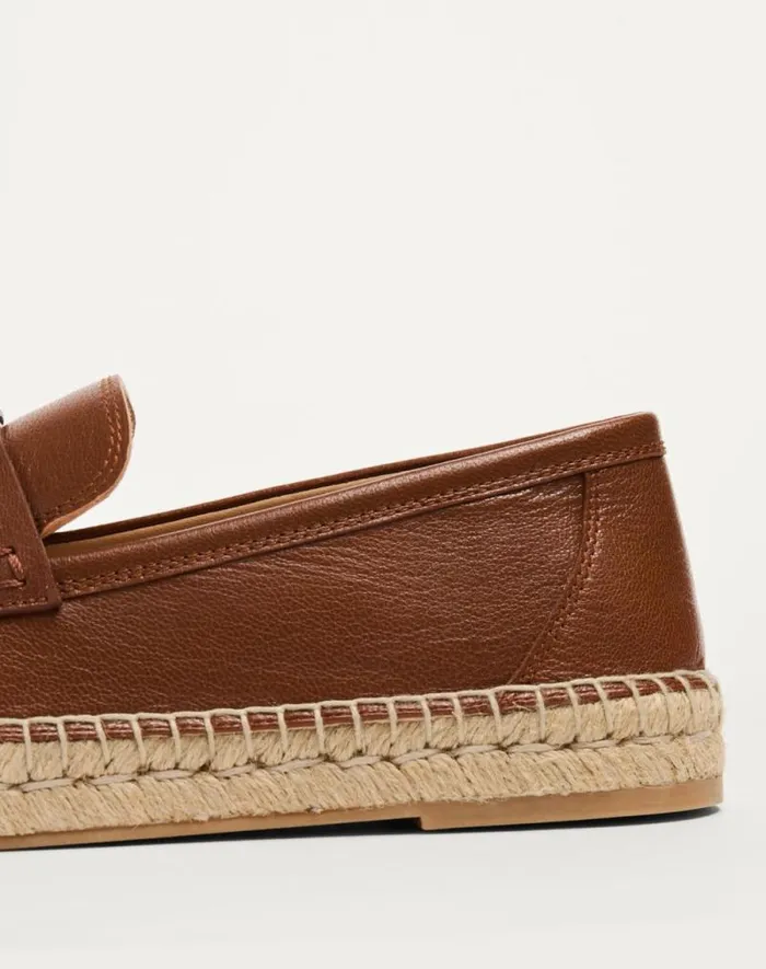 Valentino Sandals Man Palm Avenue Calfskin Loafer For Man In Tobacco Tobacco Valentino Sandals Man Palm Avenue Calfskin Loafer For Man In Tobacco Tobacco