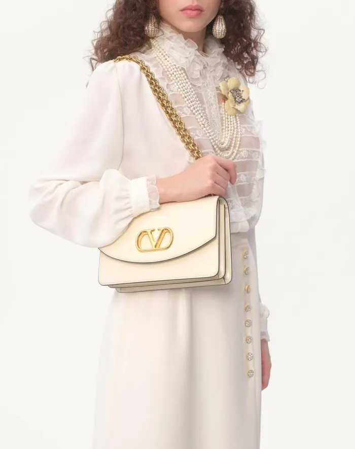 Valentino Shirts And Tops Woman Georgette Blouse For Woman In Ivory Ivory Valentino Shirts And Tops Woman Georgette Blouse For Woman In Ivory Ivory