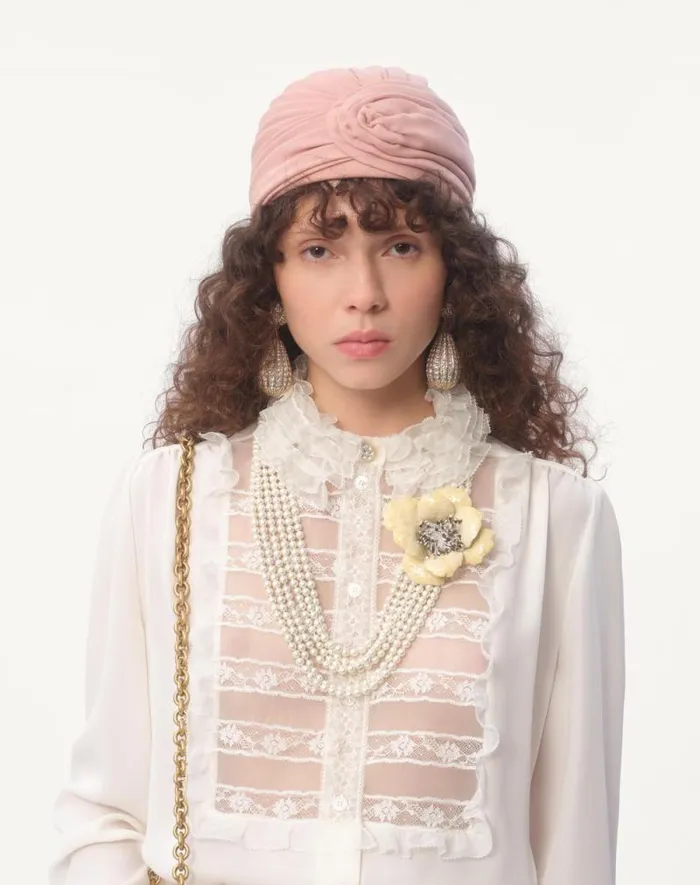 Valentino Shirts And Tops Woman Georgette Blouse For Woman In Ivory Ivory Valentino Shirts And Tops Woman Georgette Blouse For Woman In Ivory Ivory