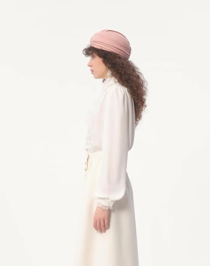 Valentino Shirts And Tops Woman Georgette Blouse For Woman In Ivory Ivory Valentino Shirts And Tops Woman Georgette Blouse For Woman In Ivory Ivory