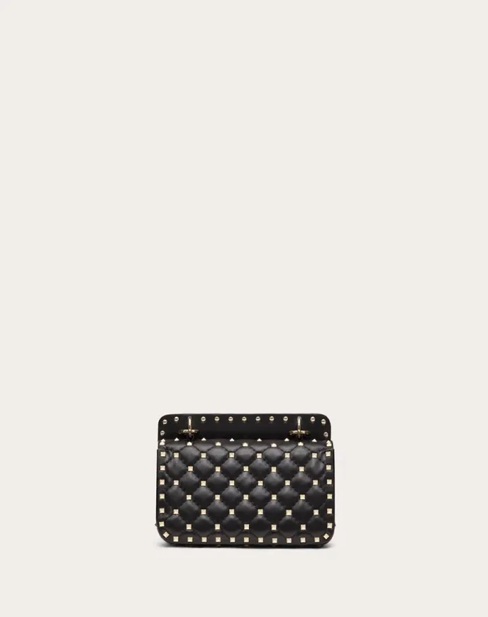 Valentino Shoulder Bags Woman Small Nappa Rockstud Spike Bag For Woman In Poudre Poudre Valentino Shoulder Bags Woman Small Nappa Rockstud Spike Bag For Woman In Poudre Poudre