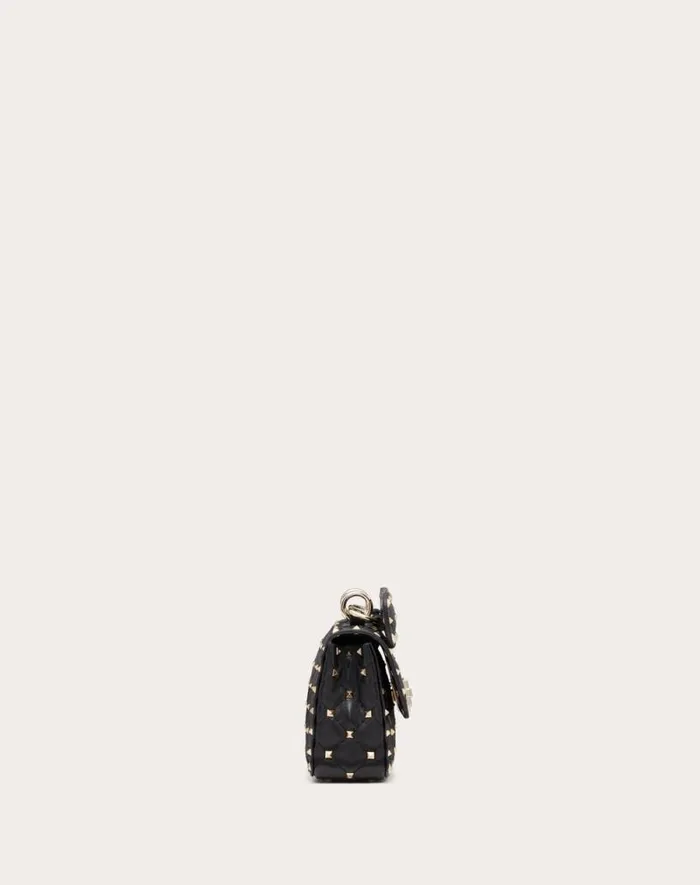 Valentino Shoulder Bags Woman Small Nappa Rockstud Spike Bag For Woman In Poudre Poudre Valentino Shoulder Bags Woman Small Nappa Rockstud Spike Bag For Woman In Poudre Poudre