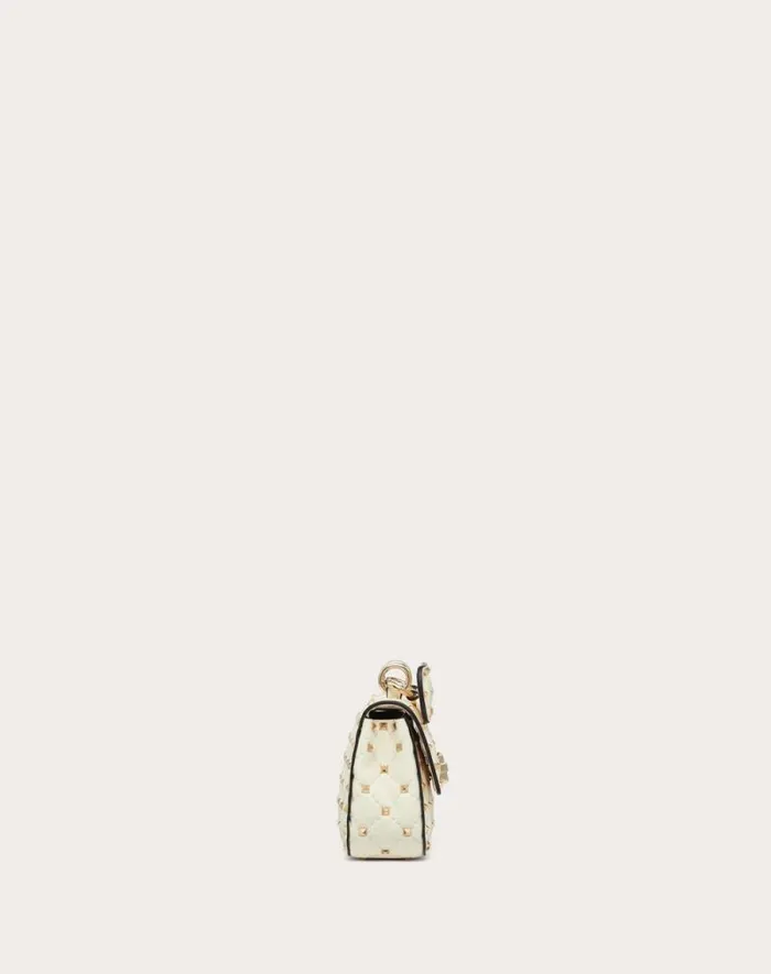 Valentino Shoulder Bags Woman Small Nappa Rockstud Spike Bag For Woman In Poudre Poudre Valentino Shoulder Bags Woman Small Nappa Rockstud Spike Bag For Woman In Poudre Poudre