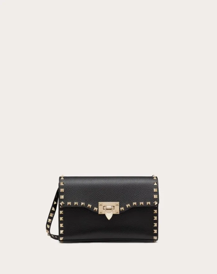 Valentino Shoulder Bags Woman Small Rockstud Grainy Calfskin Crossbody Bag For Woman In Rosso Valentino Rosso Valentino Valentino Shoulder Bags Woman Small Rockstud Grainy Calfskin Crossbody Bag For Woman In Rosso Valentino Rosso Valentino
