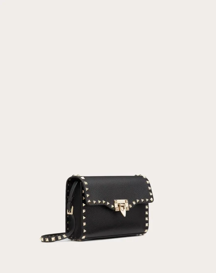 Valentino Shoulder Bags Woman Small Rockstud Grainy Calfskin Crossbody Bag For Woman In Rosso Valentino Rosso Valentino Valentino Shoulder Bags Woman Small Rockstud Grainy Calfskin Crossbody Bag For Woman In Rosso Valentino Rosso Valentino
