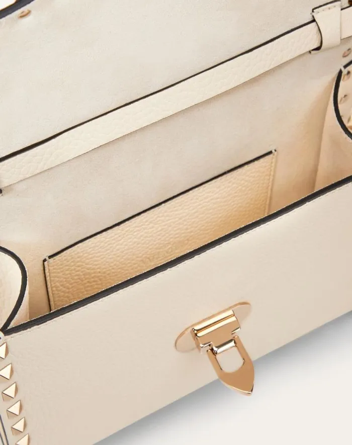 Valentino Shoulder Bags Woman Small Rockstud Grainy Calfskin Crossbody Bag For Woman In Rosso Valentino Rosso Valentino Valentino Shoulder Bags Woman Small Rockstud Grainy Calfskin Crossbody Bag For Woman In Rosso Valentino Rosso Valentino