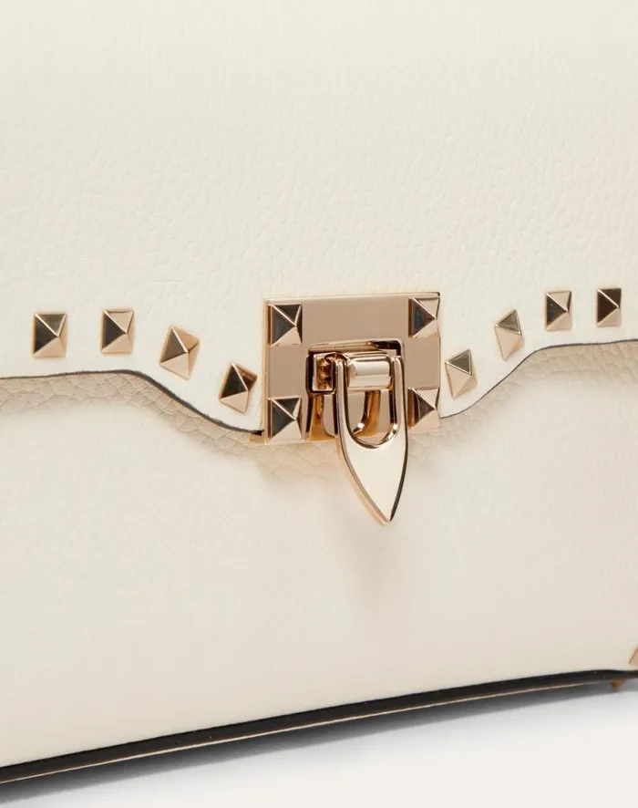 Valentino Shoulder Bags Woman Small Rockstud Grainy Calfskin Crossbody Bag For Woman In Rosso Valentino Rosso Valentino Valentino Shoulder Bags Woman Small Rockstud Grainy Calfskin Crossbody Bag For Woman In Rosso Valentino Rosso Valentino