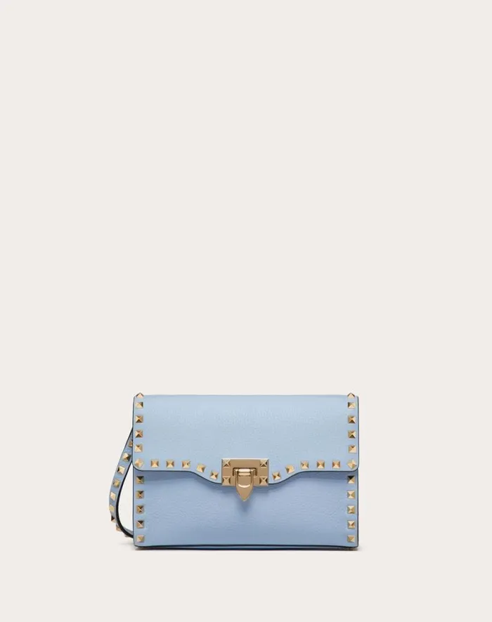 Valentino Shoulder Bags Woman Small Rockstud Grainy Calfskin Crossbody Bag For Woman In Rosso Valentino Rosso Valentino Valentino Shoulder Bags Woman Small Rockstud Grainy Calfskin Crossbody Bag For Woman In Rosso Valentino Rosso Valentino