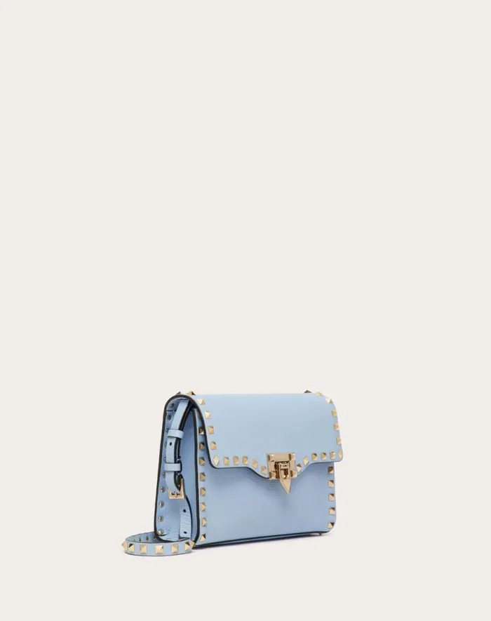 Valentino Shoulder Bags Woman Small Rockstud Grainy Calfskin Crossbody Bag For Woman In Rosso Valentino Rosso Valentino Valentino Shoulder Bags Woman Small Rockstud Grainy Calfskin Crossbody Bag For Woman In Rosso Valentino Rosso Valentino