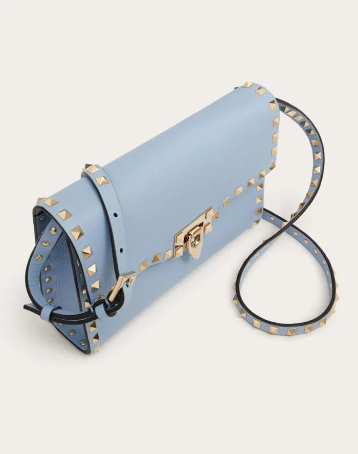 Valentino Shoulder Bags Woman Small Rockstud Grainy Calfskin Crossbody Bag For Woman In Rosso Valentino Rosso Valentino Valentino Shoulder Bags Woman Small Rockstud Grainy Calfskin Crossbody Bag For Woman In Rosso Valentino Rosso Valentino