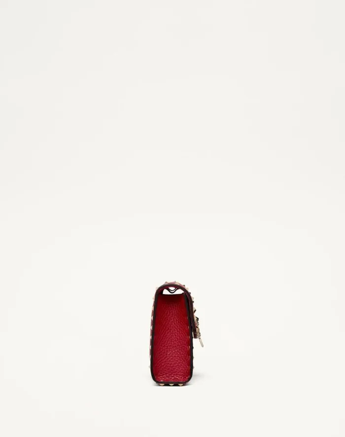 Valentino Shoulder Bags Woman Small Rockstud Grainy Calfskin Crossbody Bag For Woman In Rosso Valentino Rosso Valentino Valentino Shoulder Bags Woman Small Rockstud Grainy Calfskin Crossbody Bag For Woman In Rosso Valentino Rosso Valentino