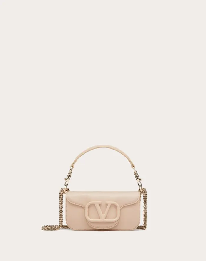 Valentino Shoulder Bags Woman Valentino Garavani Loc Calfskin Shoulder Bag For Woman In Powder Rose Powder Rose Valentino Shoulder Bags Woman Valentino Garavani Loc Calfskin Shoulder Bag For Woman In Powder Rose Powder Rose