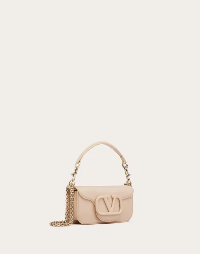 Valentino Shoulder Bags Woman Valentino Garavani Loc Calfskin Shoulder Bag For Woman In Powder Rose Powder Rose Valentino Shoulder Bags Woman Valentino Garavani Loc Calfskin Shoulder Bag For Woman In Powder Rose Powder Rose