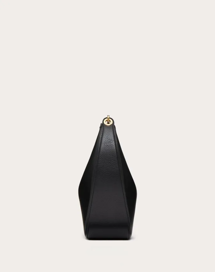 Valentino Shoulder Bags Woman Vlogo Moon Medium Grainy Calfskin Hobo Bag With Chain For Woman In Almond Almond Valentino Shoulder Bags Woman Vlogo Moon Medium Grainy Calfskin Hobo Bag With Chain For Woman In Almond Almond
