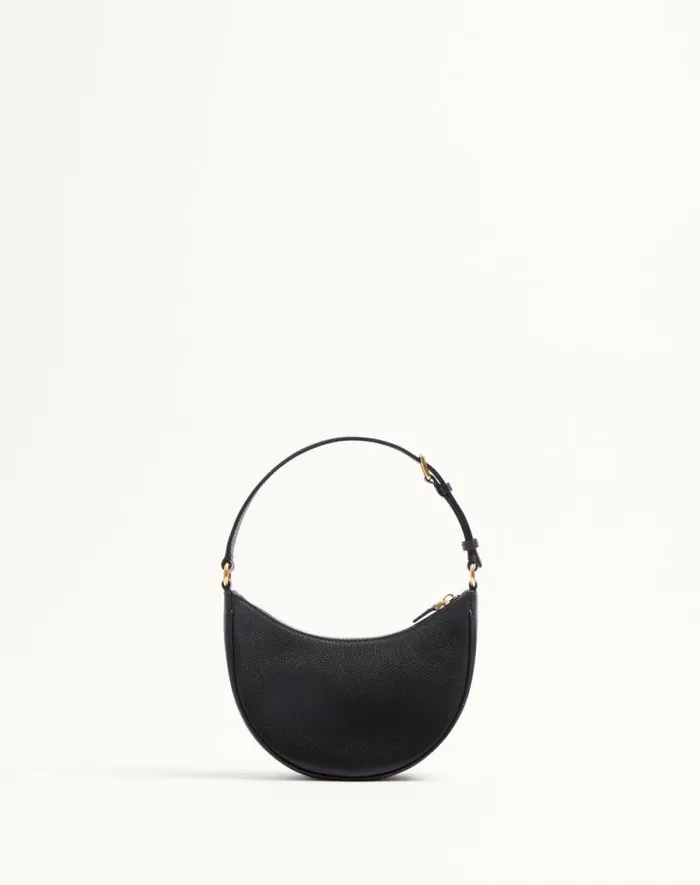 Valentino Shoulder Bags Woman Vlogo Signature Mini Hobo Bag In Grainy Calfskin For Woman In Light Ivory Light Ivory Valentino Shoulder Bags Woman Vlogo Signature Mini Hobo Bag In Grainy Calfskin For Woman In Light Ivory Light Ivory