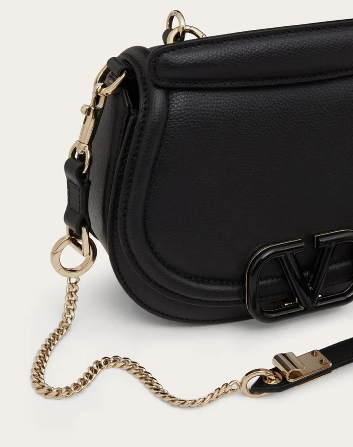 Valentino Shoulder Bags Woman Vsling Shoulder Bag In Grainy Calfskin For Woman In Ivory Ivory Valentino Shoulder Bags Woman Vsling Shoulder Bag In Grainy Calfskin For Woman In Ivory Ivory