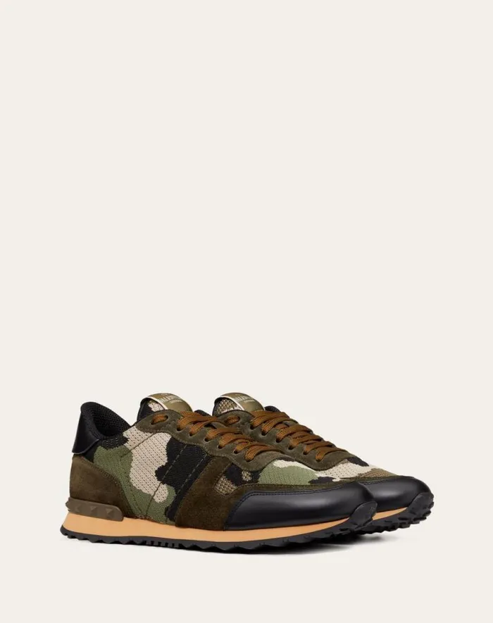 Valentino Sneakers Man Mesh Fabric Camouflage Rockrunner Sneaker For Man In Whitepastel Greyalluminio Whitepastel Greyalluminio Valentino Sneakers Man Mesh Fabric Camouflage Rockrunner Sneaker For Man In Whitepastel Greyalluminio Whitepastel Greyalluminio