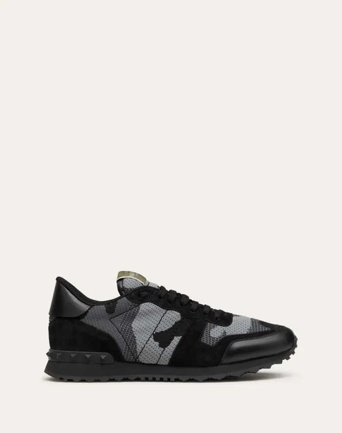 Valentino Sneakers Man Mesh Fabric Camouflage Rockrunner Sneaker For Man In Whitepastel Greyalluminio Whitepastel Greyalluminio Valentino Sneakers Man Mesh Fabric Camouflage Rockrunner Sneaker For Man In Whitepastel Greyalluminio Whitepastel Greyalluminio