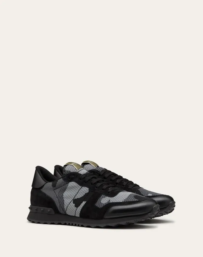 Valentino Sneakers Man Mesh Fabric Camouflage Rockrunner Sneaker For Man In Whitepastel Greyalluminio Whitepastel Greyalluminio Valentino Sneakers Man Mesh Fabric Camouflage Rockrunner Sneaker For Man In Whitepastel Greyalluminio Whitepastel Greyalluminio