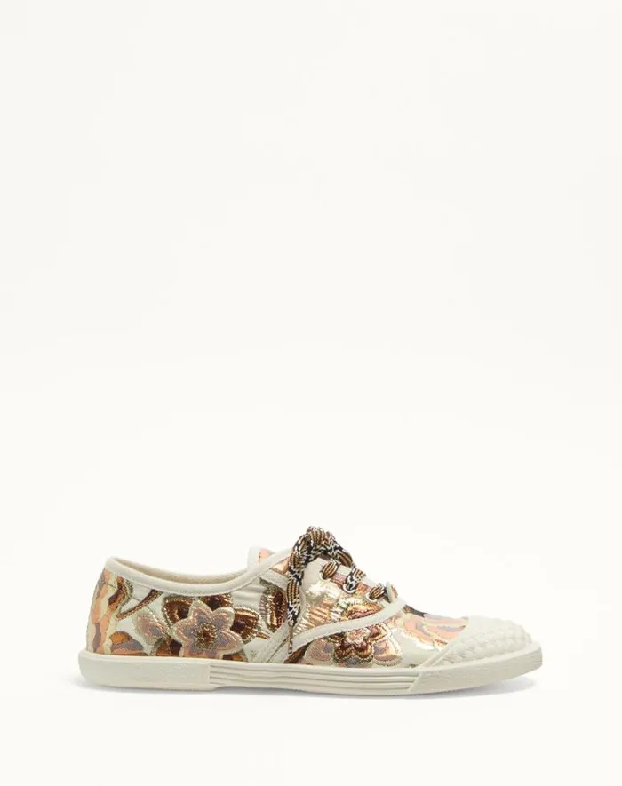 Valentino Sneakers Woman Bay By Bay Sneakers In Jacquard Apres L039hiver Fabric For Woman In Ivory Ivory Valentino Sneakers Woman Bay By Bay Sneakers In Jacquard Apres L039hiver Fabric For Woman In Ivory Ivory