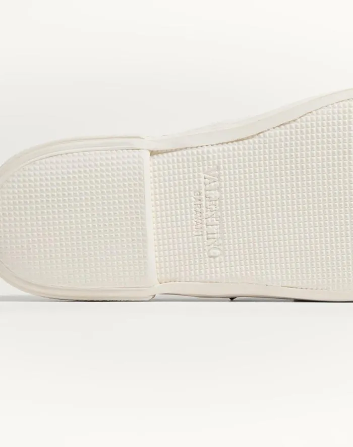 Valentino Sneakers Woman Bay By Bay Sneakers In Jacquard Apres L039hiver Fabric For Woman In Ivory Ivory Valentino Sneakers Woman Bay By Bay Sneakers In Jacquard Apres L039hiver Fabric For Woman In Ivory Ivory