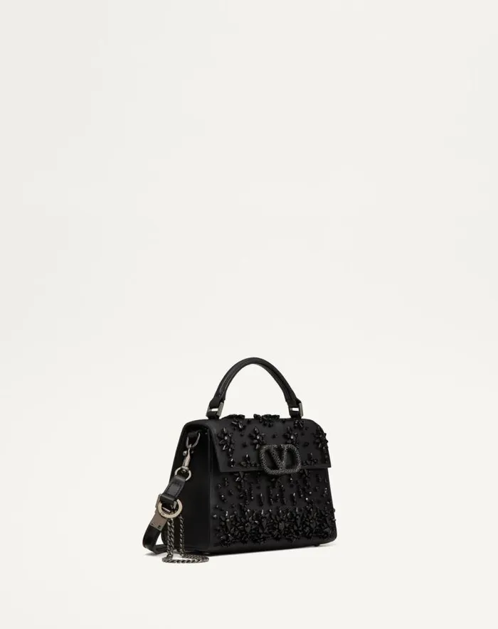 Valentino Top Handle Bags Woman Valentino Garavani Vsling Mini Embroidered Handbag For Woman In Crystalrose Cannelle Crystalrose Cannelle Valentino Top Handle Bags Woman Valentino Garavani Vsling Mini Embroidered Handbag For Woman In Crystalrose Cannelle Crystalrose Cannelle