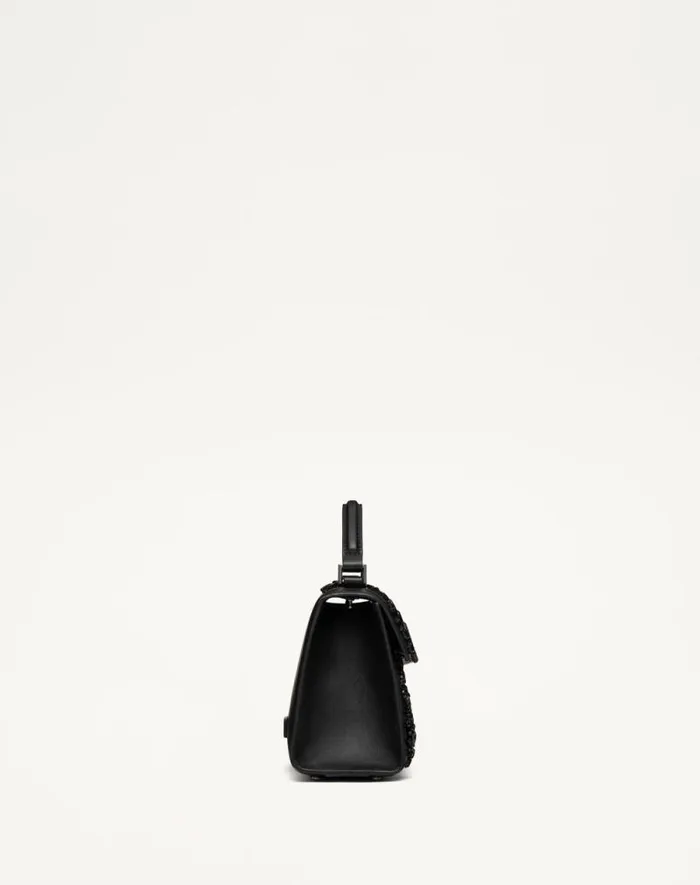 Valentino Top Handle Bags Woman Valentino Garavani Vsling Mini Embroidered Handbag For Woman In Crystalrose Cannelle Crystalrose Cannelle Valentino Top Handle Bags Woman Valentino Garavani Vsling Mini Embroidered Handbag For Woman In Crystalrose Cannelle Crystalrose Cannelle