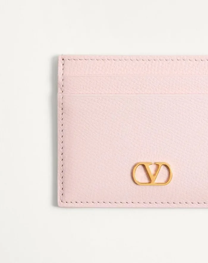 Valentino Wallets And Small Leather Goods Woman Vlogo Signature Grainy Calfskin Card Holder For Woman In Light Ivory Light Ivory Valentino Wallets And Small Leather Goods Woman Vlogo Signature Grainy Calfskin Card Holder For Woman In Light Ivory Light Ivory
