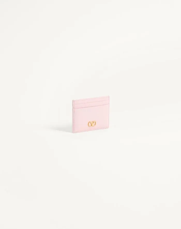 Valentino Wallets And Small Leather Goods Woman Vlogo Signature Grainy Calfskin Card Holder For Woman In Light Ivory Light Ivory Valentino Wallets And Small Leather Goods Woman Vlogo Signature Grainy Calfskin Card Holder For Woman In Light Ivory Light Ivory