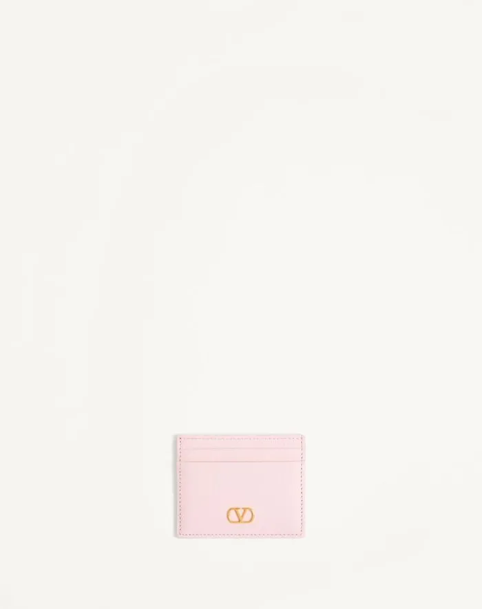 Valentino Wallets And Small Leather Goods Woman Vlogo Signature Grainy Calfskin Card Holder For Woman In Light Ivory Light Ivory Valentino Wallets And Small Leather Goods Woman Vlogo Signature Grainy Calfskin Card Holder For Woman In Light Ivory Light Ivory