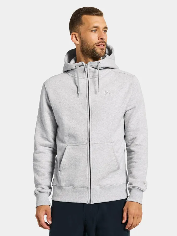 Ven Men039s Full Zip Aluminum Melange Men Didriksons Hoodies and Sweatshirts
