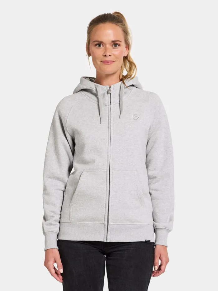 Ven Women039s Full Zip Aluminum Melange Women Didriksons Hoodies and Sweatshirts