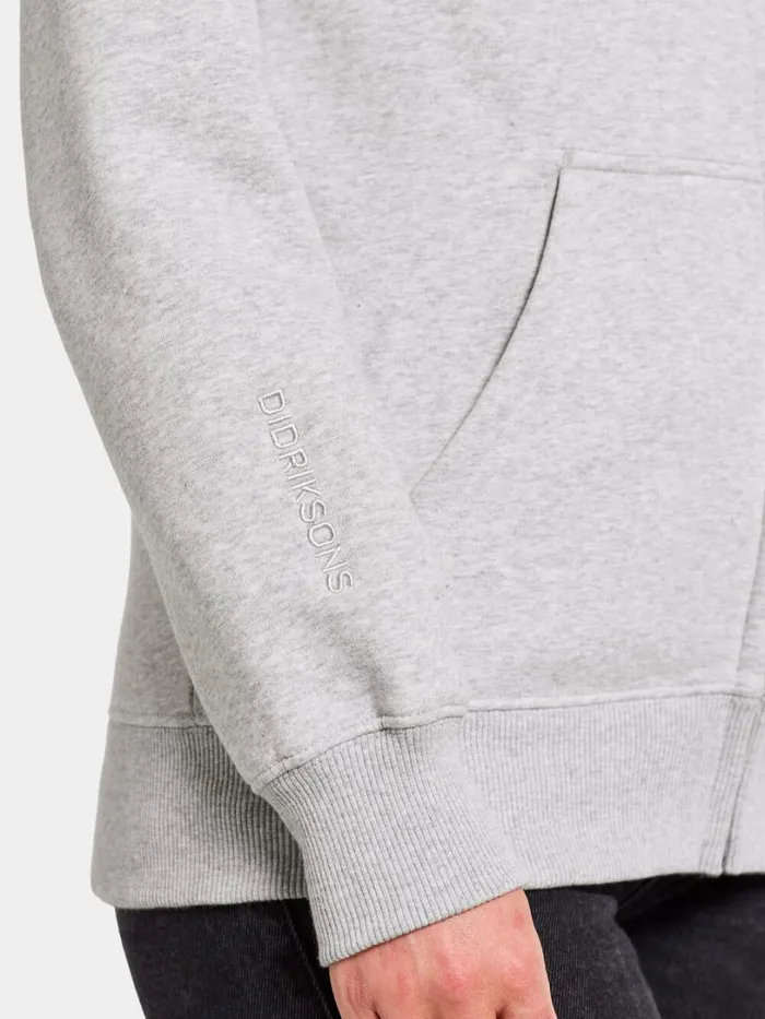 Ven Women039s Full Zip Aluminum Melange Women Didriksons Hoodies and Sweatshirts Ven Women039s Full Zip Aluminum Melange Women Didriksons Hoodies and Sweatshirts