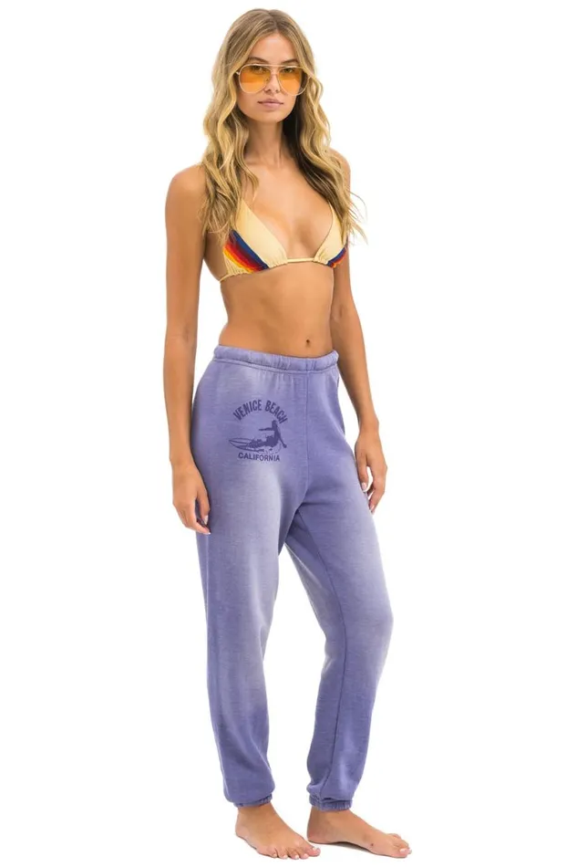 Venice Surfer Sweatpants 8211 Faded Grape Women Aviator Nation Sweatpants