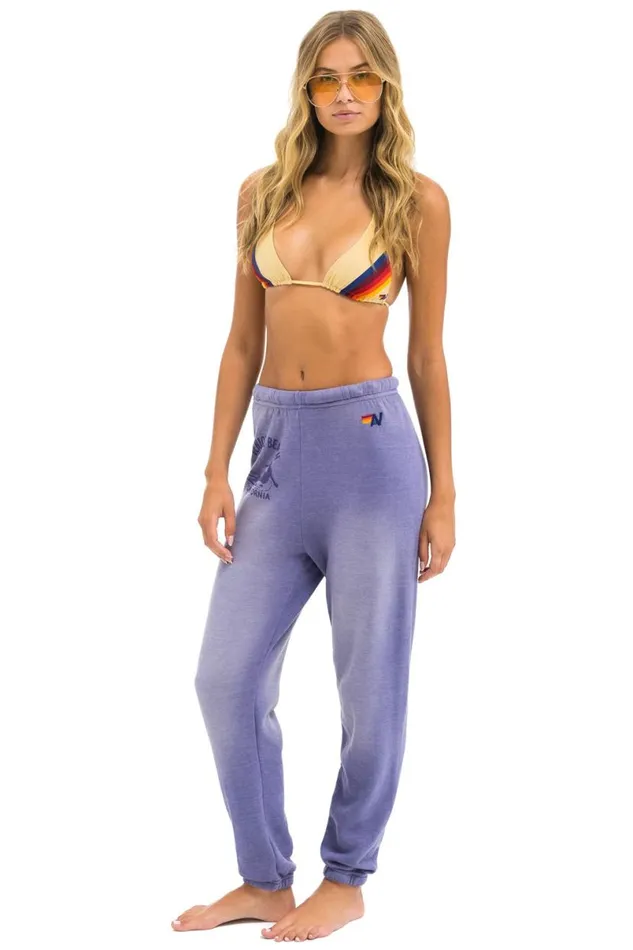 Venice Surfer Sweatpants 8211 Faded Grape Women Aviator Nation Sweatpants