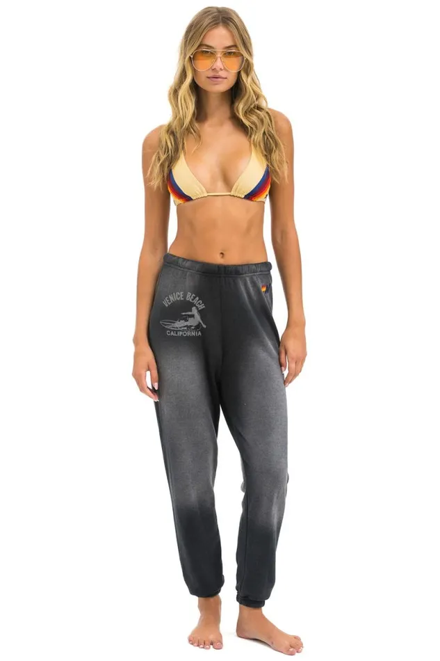 Venice Surfer Sweatpants 8211 Faded Smoke Women Aviator Nation Sweatpants