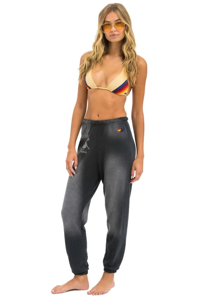 Venice Surfer Sweatpants 8211 Faded Smoke Women Aviator Nation Sweatpants