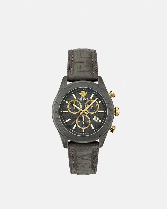 Versace Chrono Master Watch Black Men Versace Watches