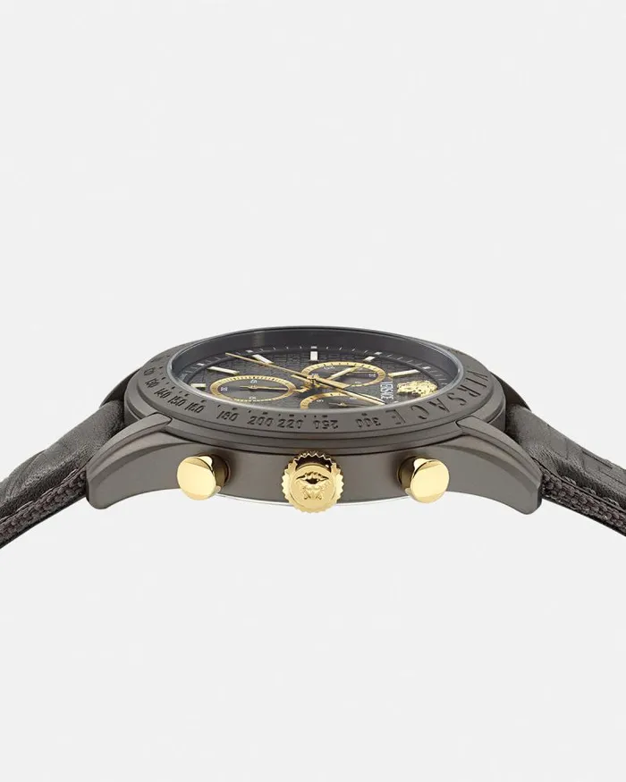 Versace Chrono Master Watch Black Men Versace Watches
