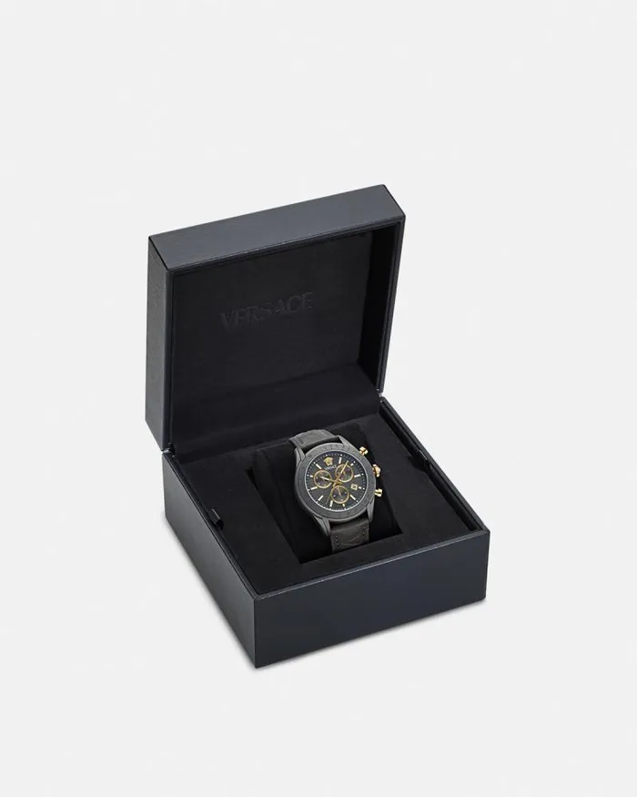 Versace Chrono Master Watch Black Men Versace Watches