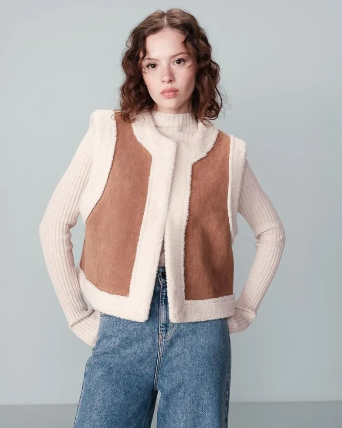 VESTE CAMEL NOE Shop Grace and Mila Vests