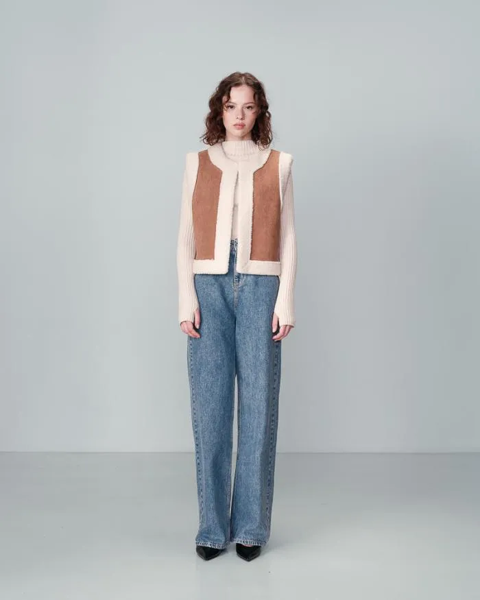VESTE CAMEL NOE Shop Grace and Mila Vests