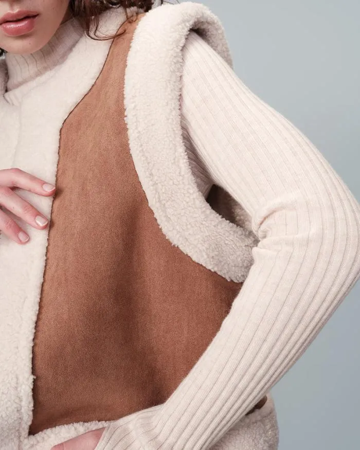 VESTE CAMEL NOE Shop Grace and Mila Vests