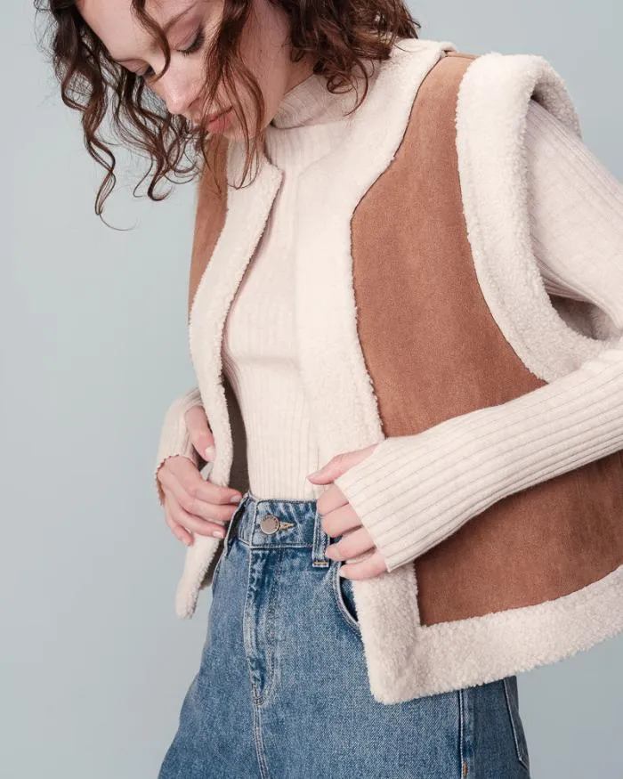 VESTE CAMEL NOE Shop Grace and Mila Vests