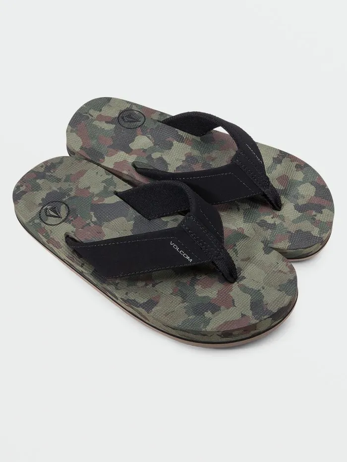 Victor Big Youth Sandals 8211 Dark Camo Kids Volcom Sandals