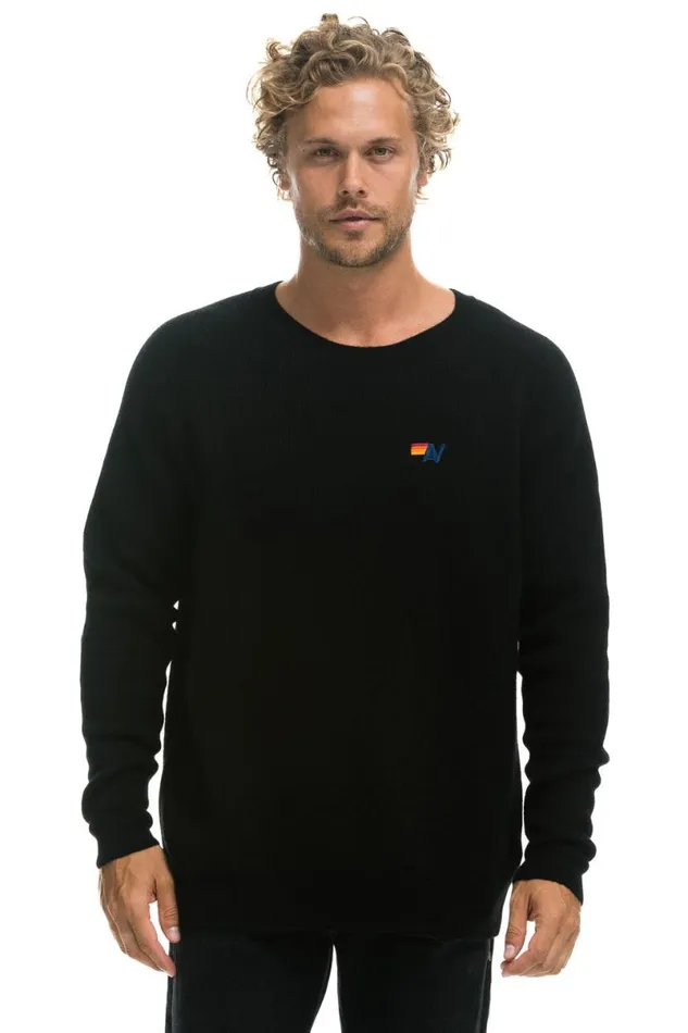 Vintage Cabin 2 Unisex Cashmere Sweater 8211 Black Men Aviator Nation Sweatshirts
